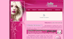 Desktop Screenshot of julieinternational.com